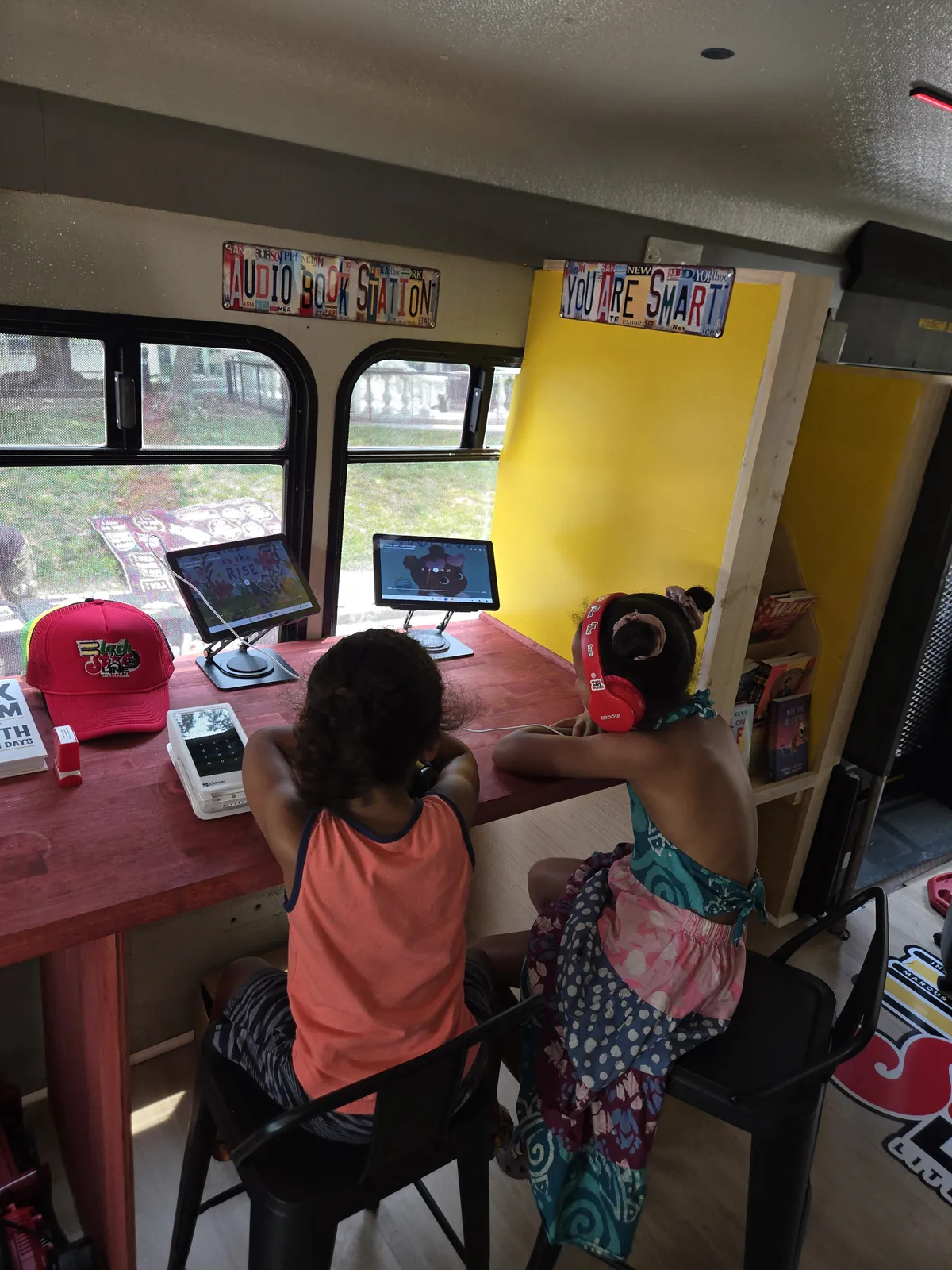 Black Star Line Literacy Bus on tour in Baltimore, July 2026 — photo 4