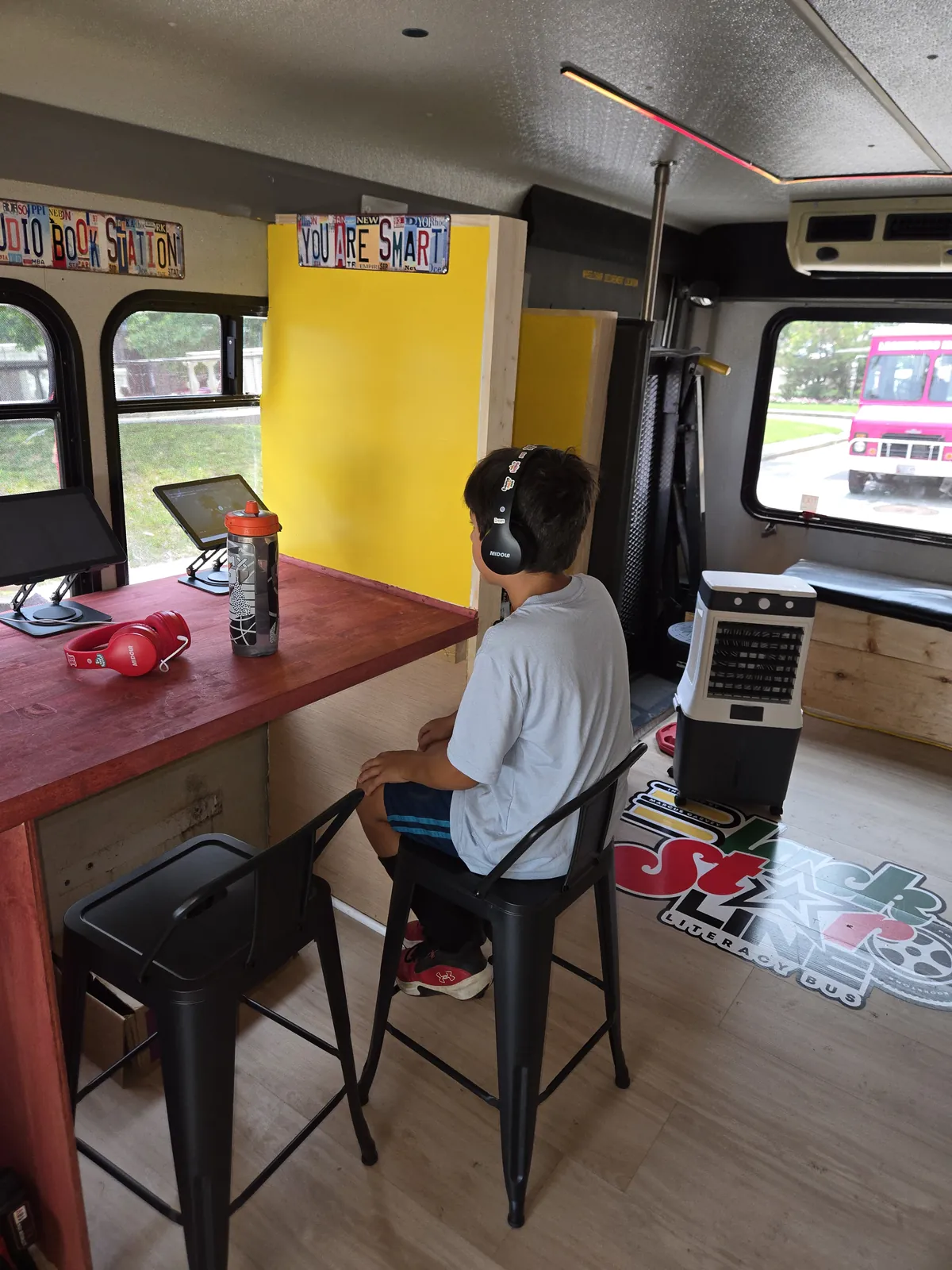 Black Star Line Literacy Bus on tour in Baltimore, July 2026 — photo 5