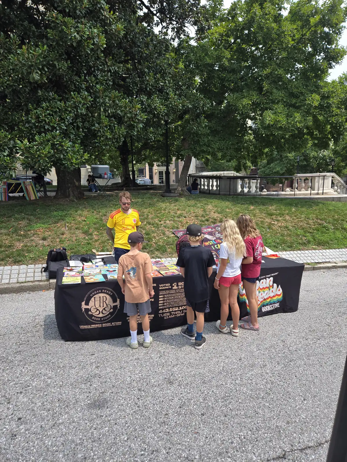 Black Star Line Literacy Bus on tour in Baltimore, July 2026 — photo 7
