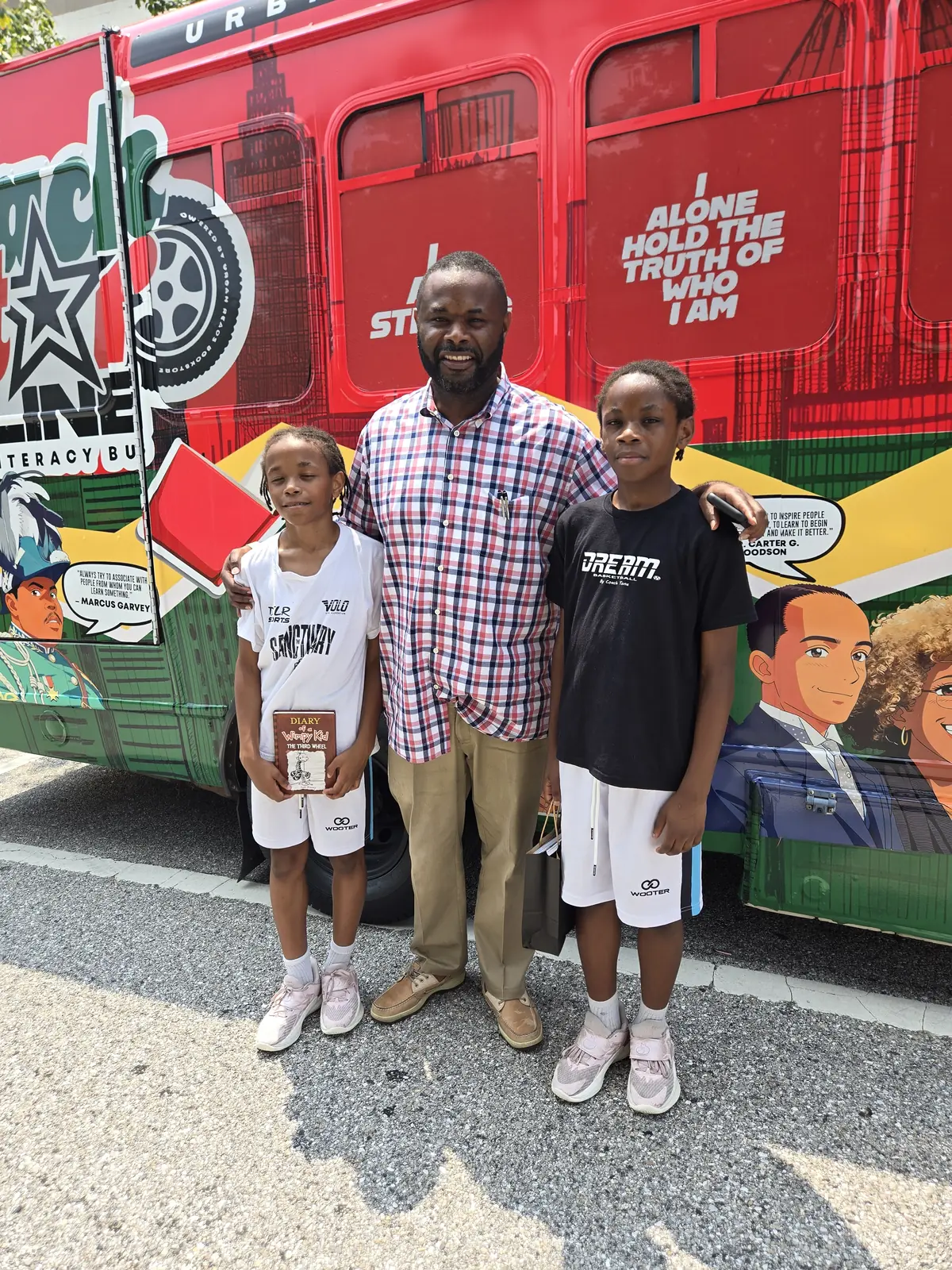 Black Star Line Literacy Bus on tour in Baltimore, July 2026 — photo 8