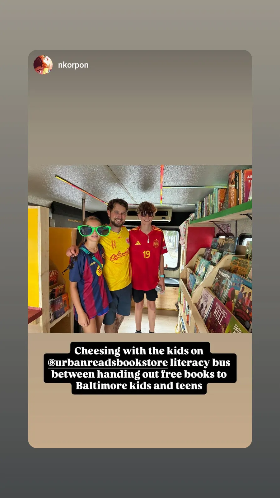 Black Star Line Literacy Bus on tour in Baltimore, July 2026 — photo 10