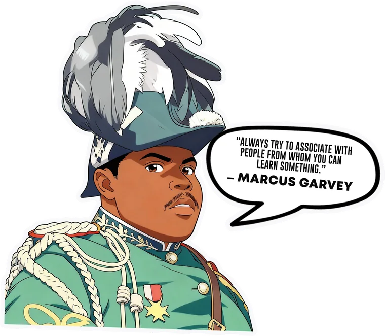 Marcus Garvey: Always associate with people from whom you can learn